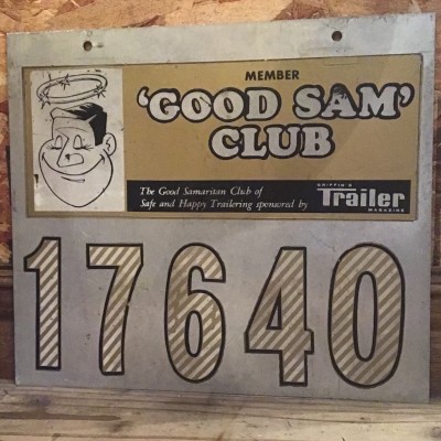 GOOD SAM CLUB sign board